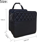Car Seat Back Organizer, Hanging PU Leather Car Storage Bag, Compatible with Most Vehicles Interior Accessories Organizer