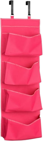 YNR Over Door Storage with 4 Pockets Strong and Durable, Hanging Wardrobe Storage Organiser Practical and Spacious, Hanging S