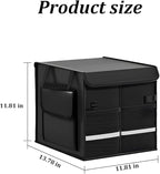 Car Trunk Organizer, Collapsible Multi Compartment Waterproof Sturdy Vehicle Trunk Container Box, Sturdy Automotive Interior S