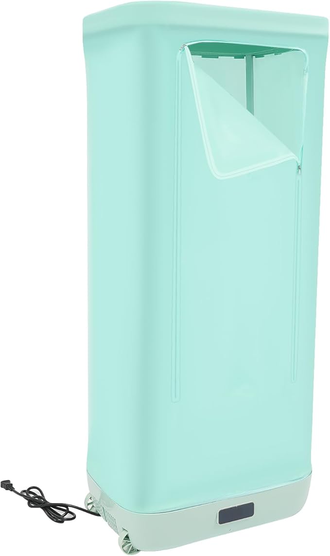 Folding Portable Clothes Dryer Automatic Ironing Machine Household Mini Quick Drying Dryer Clothes Wringer, Wardrobe Dryer wi