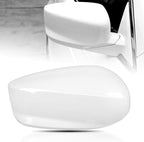 White Passenger Side Mirror Cover Rear View Mirror Cap Compatible with 8th Gen Accord Sedan 2008 2009 2010 2011 2012