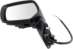 TRQ Driver & Passenger Side Power Heated Mirror Set Paint to Match with Turn Signal Compatible with 2013-2014 Subaru XV Cross