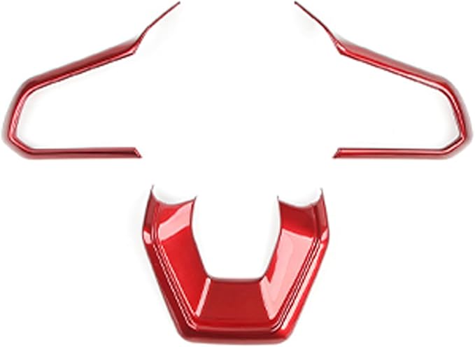 Steering Wheel Cover Compatible with Chevrolet Equinox 2025 2026, Auto Interior Upgrade Accessories-Red