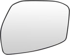 TRQ Driver Side Mirror Glass Snap On Clear Compatible with 2013-2018 Nissan Altima 2013-2019 Nissan Sentra