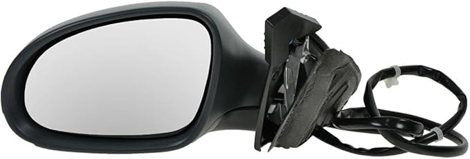 TRQ 2 Piece Driver and Passenger Side Mirror Assembly Set Electric Adjustment Heated No Memory Gray Compatible with 2006-2010