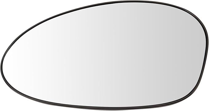 TRQ Driver Side Mirror Glass Heated For Factory Equipped Mirrors Only Compatible with 99 BMW M3 Coupe 01-06 M3 Coupe 06 325xi
