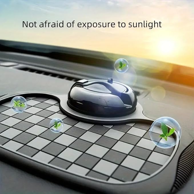 Multifunction Car Anti-Slip Mat Auto Phone Holder, Universal Multifunction Car Dashboard Mat with Phone Holder in Car, Anti-S