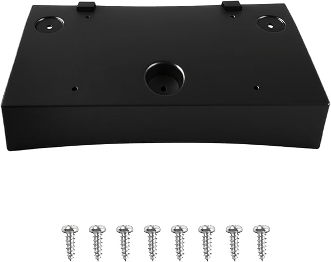 Front Bumper License Plate Frame Bracket Compatible with Ford Expedition 2018 2019 2020 2021 2022 2023 2024, Black License Fr