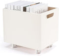 CINPIUK Rolling File Organizer with Wheels, Stackable Storage File Boxes, Portable Letter/Legal Size File Folder Box Book Box