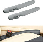 Car Seat Gap Filler, 2PCS Between Vehicle Seats Console Organizer Stop Things from Dropping, Automotive Interior Chair Gap Coverage Fill, Universal for SUV Automobile Truck (Cyan Grey)