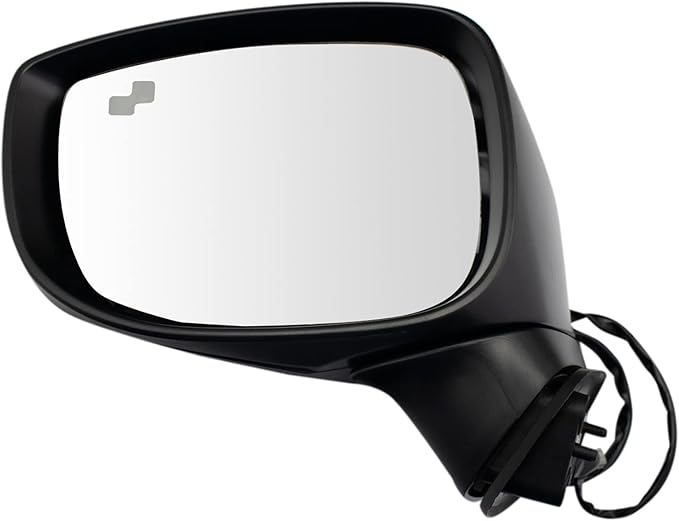 TRQ Driver & Passenger Side Power Mirror Set Paint to Match Manual Folding with Blind Spot Indicator Compatible with 2017-202
