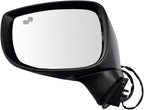 TRQ Driver & Passenger Side Power Mirror Set Paint to Match Manual Folding with Blind Spot Indicator Compatible with 2017-202
