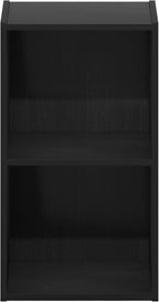 Furinno PASIR Book Shelf, 2-Tier Modern Bookshelf, Open Shelves Bookcase 9 x 12 x 21, Easy Assembly, for Living Room, Bedroom