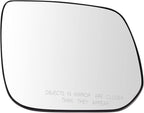 TRQ Passenger Side Mirror Glass Heated Compatible with 2015-2021 Chevrolet Colorado GMC Canyon GM1325176