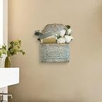 Hanging Wall Storage Baskets, Metal Hanging Baskets for Mail, Files, Books, Flowers & Accessories, Rustic Wall-Mounted Organi