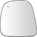TRQ Exterior Mirror Glass Power Heated LH Compatible with Chevy Express GMC Savana