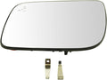 TRQ Driver Side Mirror Glass Heated Compatible with 2011-2015 Ford Explorer 2013-2017 Police Interceptor Utility with Blind S