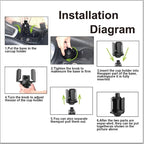 Car Cup Holder Expander, Cup Holder Extender Adapter with Expandable Arm and Offset Adjustable Base