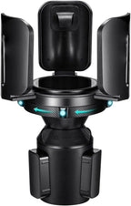 Car Cup Holder Expander, All Purpose Cup Holder Adapter with Adjustable Base, Auto Cup Organizer Expander Holder Compatible with 3.04" to 5.25" Bottles, Mugs, Drinks, Foods (1 PC)