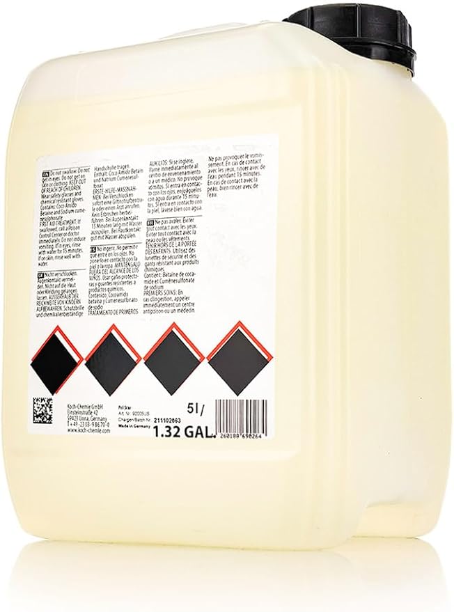 KOCHCHEMIE Pol Star - Vehicle Leather & Suede Cleaner; Effective Natural Vehicle Cleaner with Protection Formula; Cleans and 
