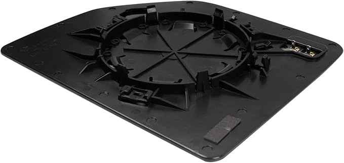 TRQ Right Upper Mirror Glass Heated Convex Snap On Compatible with 2015-2020 Ford F-150 2017-2022 Ford F-250 Super Duty F-350