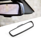 Crosselec Carbon Fiber Rearview Mirror Frame Cover Trim For Dodge Charger 2015+