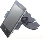 Car Mount CD Slot Holder Compatible with Samsung Galaxy S24 FE, Cradle Swivel Dock Strong Grip CD Player Slot
