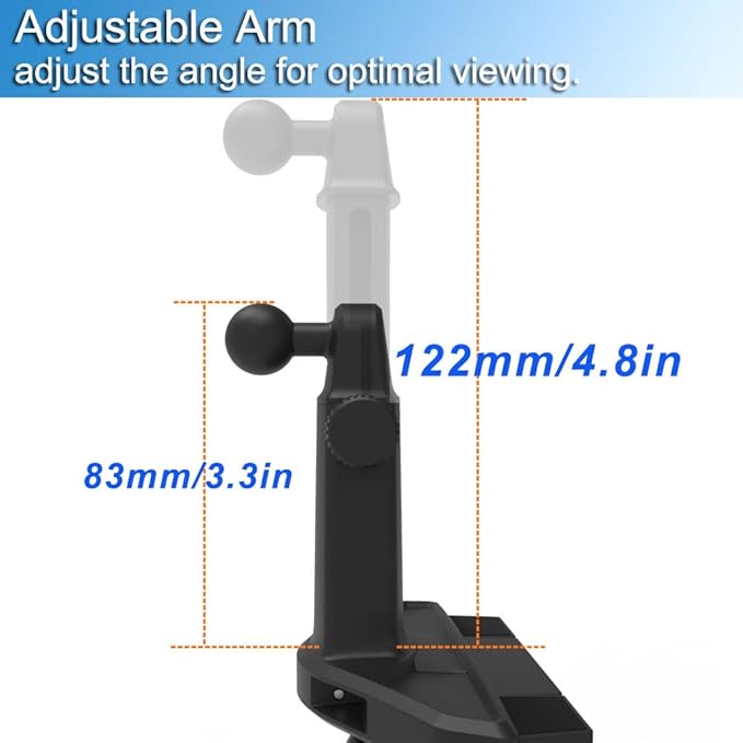 Adjustable 360 Car CD Slot Mount Tablet Holder for iPad & Cell Phone
