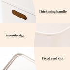 Yishyfier Plastic Storage Baskets With Lid Organizing Container Lidded Knit Storage Organizer Bins for Shelves Drawers Deskto