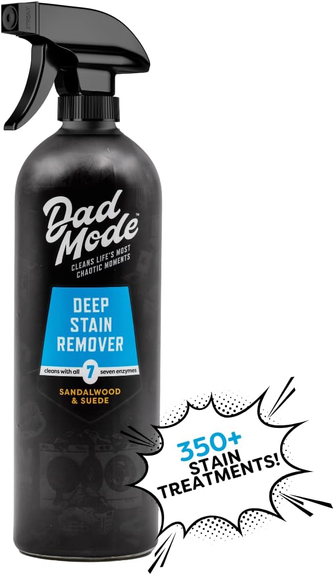 DadMode 7-Enzyme Laundry Stain & Odor Destroyer – Deep Cleaner for Extreme Clothing Messes Powered by Nuclease (DNAse) - Sand