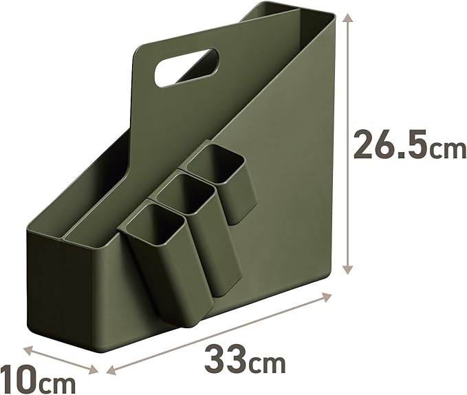 Tenma A4 File Box for Carrying Documents and Small Items Together, Fits File Box, Can Be Placed Vertically or Horizontally, I