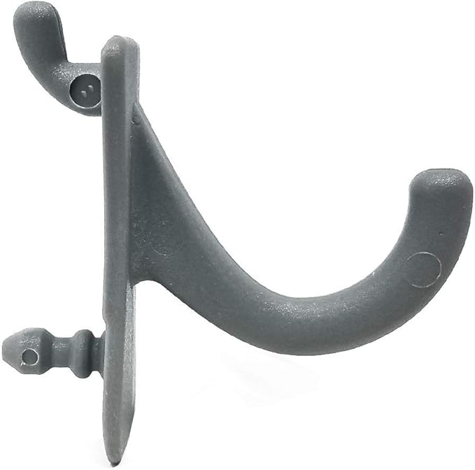 PegPro® J Hooks Kit for Standard “Wood Fiber” pegboard – Durable Plastic Pegboard Hooks - for Garage, Kitchen, Craft Room, an