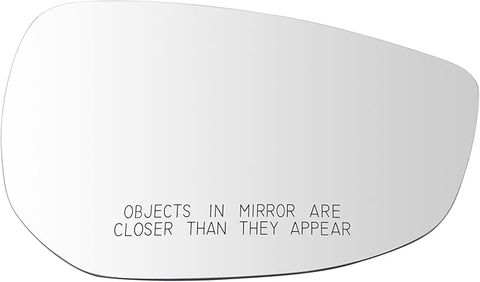 TRQ Passenger Side Mirror Glass Heated For Factory Equipped Mirrors Only Compatible with 2020-2022 Mazda CX-30