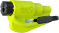 resqme The Original Emergency Keychain Car Escape Tool, 2-in-1 Seatbelt Cutter and Window Breaker, Made in USA, Yellow - Comp