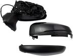 TRQ Driver & Passenger Side Power Mirror Set Paint to Match Compatible with 2015-2018 Honda Fit LX/Sport HO1320332 HO1321332