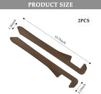 Car Seat Gap Filler,Super Flexible Car Side Seat Gap Filler Car Accessories for Women & Men,Universal CCar Organizer Between Seats for Tightly Filling Seat Gaps(Brown/2PCS)
