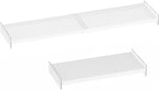 Adjustable Closet Shelves Divider, Expandable Metal Hanging Shelves Closet Separator for Closet Cabinet Wardrobe Cupboard Bed