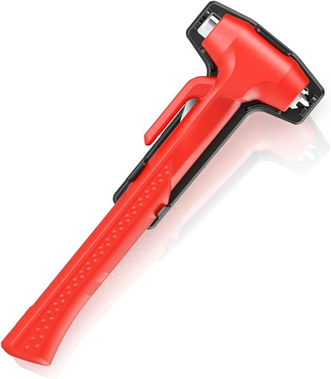 Car Window Breaker, Glass Breaker and Seatbelt Cutter, Emergency Car Glass Safety Hammer, Window Punch Seatbelt Cutter for Fa