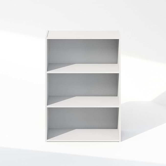 Furinno Reed Closet Organizers and Storage, 3-Tier Reversible Closet Shelves, Closet Organization Shelf, 9.7 x 23.7 x 31.5, f