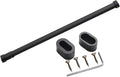 Closet Wardrobe Extender Rail Clothes Hanging Pole 16-25 Inches/ 23-39 "/ 33-59 in, Wall Mounted Tension Bar Support with Cap
