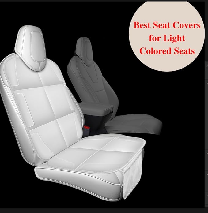 Meolsaek Car Seat Protector for Child Car Seat, Durable 600D Fabric Waterproof Car Seat Cover with Thick Pad Non-Slip Backing