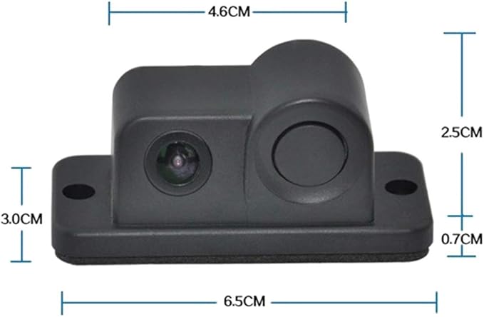 PolarLander Car Rear View Camera 2In1 Design Camera Parking Sensor Kit Auto Reversing Rearview Backup Parking Radar 170 Degre