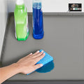 GORILLA GRIP Waterproof Silicone Under Sink Mat with Raised Lip for Kitchen and Bathroom, Cabinet Shelf Liner Stay in Place M