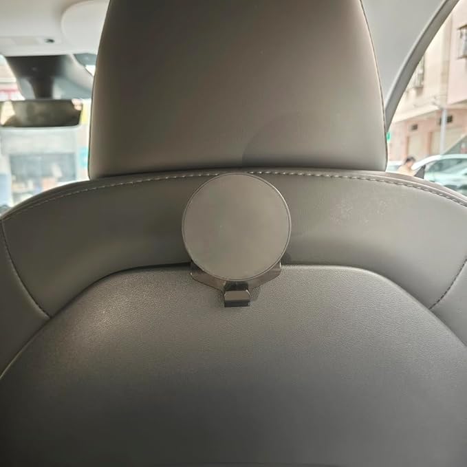 Headrest Tablet Holder for Tesla Model 3/Y Friendly Back Seat Tablet Magnetic Mount, Road Trip Essentials for Kids Pro Air 6-13"，360° Adjustable Travel Rotation Stand Accessories (1 piece magnet)