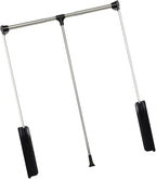 Pull Out Clothes Rail Extendable Pull Out Closet Rod - Wardrobe Pull-Out Trousers Rack, Wardrobe Pull Down Rail 890 to 1210Mm