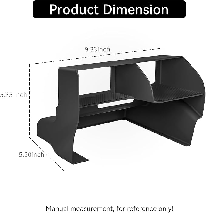 smabee for 2024 2025 2026 Toyota Land Cruiser Prado 250 Center Console Organizer + Cool Box Organizer + Wireless Charging Protective Mat 3PCS (Only Fit Cool Box & Qi Wireless Charger)