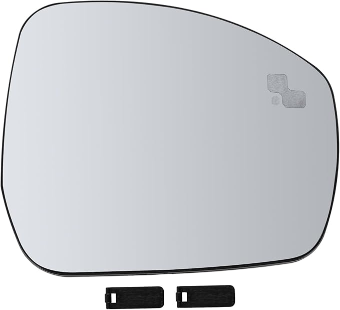 Carbhub Mirror Glass with Blind Spot Compatible with Land Rover Range Rover Discover 2013-2023 Right Side Mirror Glass Replaces LR051354