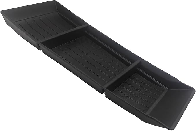 BestEvMod Lower Center Console Organizer Tray Storage Box Armrest Accessories TPE Material Compatible with Chevy Bolt EV 2017-2019&2021-2025 Bolt EUV 2022-2025 Accessories