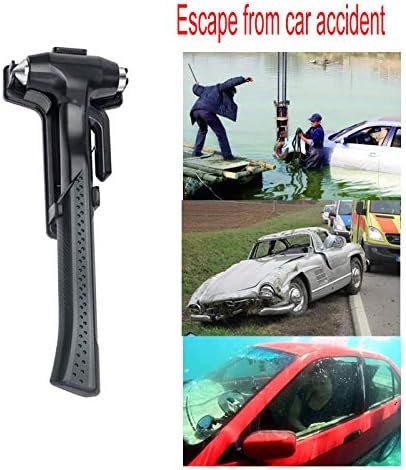 Car Window Breaker, Glass Breaker and Seatbelt Cutter, Emergency Car Glass Safety Hammer, Window Punch Seatbelt Cutter for Fa