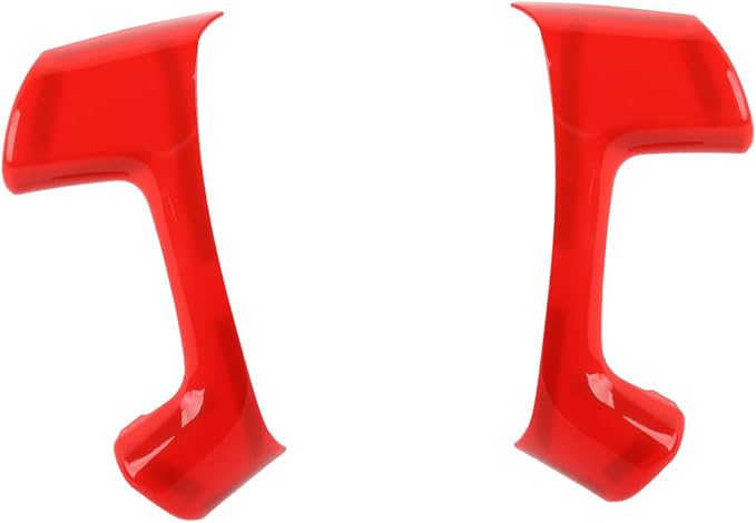 Linskip Steering Wheel Trim Covers Compatible with Avalanche/Suburban/Tahoe/Traverse/Silverado 1500 2500HD 3500HD & Yukon/Sierra & Cadillac Escalade 2007-2013 Red Interior Accessories